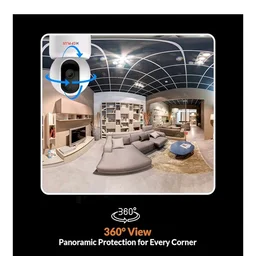 CP PLUS 3MP Smart Wi-Fi CCTV Camera | 360° Pan & Tilt | CTC Cyber Secure Tech | View & Talk | Smart Detection Suite | Night Vision | Cloud Storage | Supports OK Google | CP-E35Q
2K+ bought in past month
