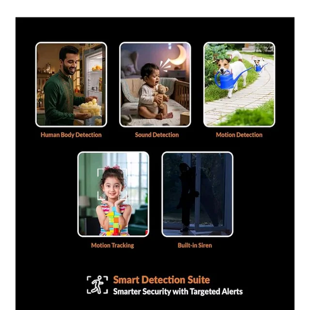 CP PLUS 3MP Smart Wi-Fi CCTV Camera | 360° Pan & Tilt | CTC Cyber Secure Tech | View & Talk | Smart Detection Suite | Night Vision | Cloud Storage | Supports OK Google | CP-E35Q
2K+ bought in past month