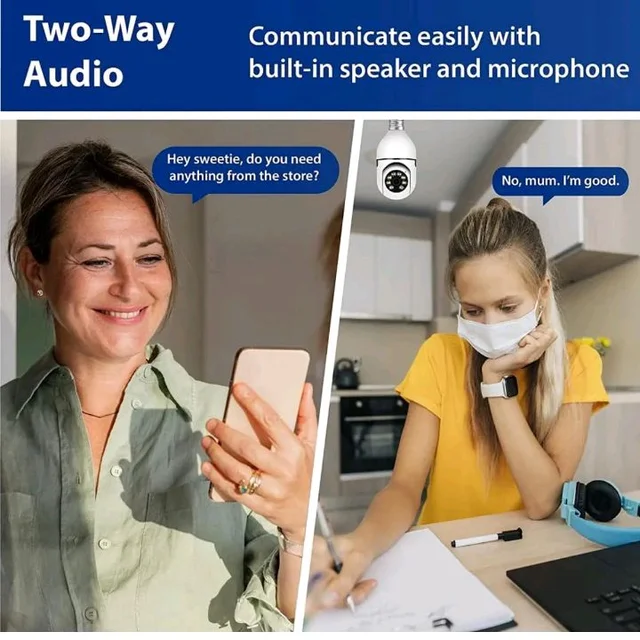 Maizic Smarthome 5+5MP Outdoor 4G SIM Camera | Dual Lens Dual Screen | No WiFi | Color Night Vision | Motion Detection | IP66 Waterproof
48%
off
