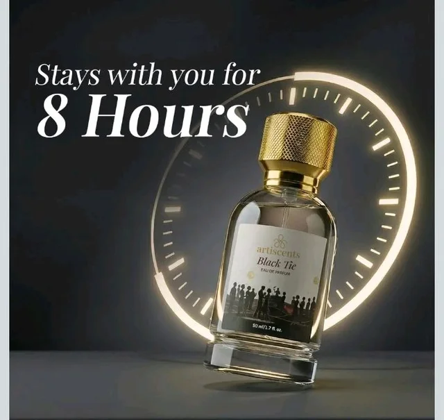 Black Tie | Perfume for Man | Eau de Parfum, Spicy Earthy Elegant Perfume for Men with Violet Leaf, Rose, Ambergris, Patchouli and Bourbon Vanilla, Vegan Organic | 50 mL