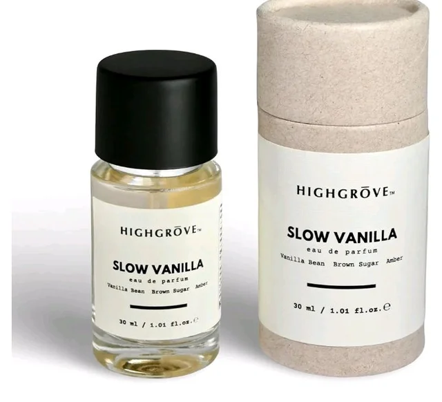 Slow Vanilla™ Premium Eau De Parfum 30ml, Sweet, Warm, Gourmand & Amber, Soothing Fragrance, Long Lasting Perfume Spray For Men & Women