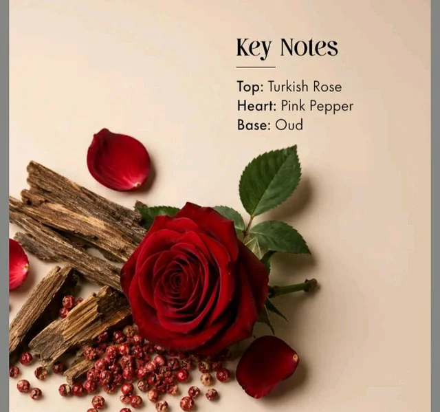 Clean, Long Lasting High Concentration Woody Floral Perfume for Men & Women | Turkish Rose, Oud & Pink Pepper Perfume | Luxury Gift for Women, Day & Night Wear, 800 Spritz