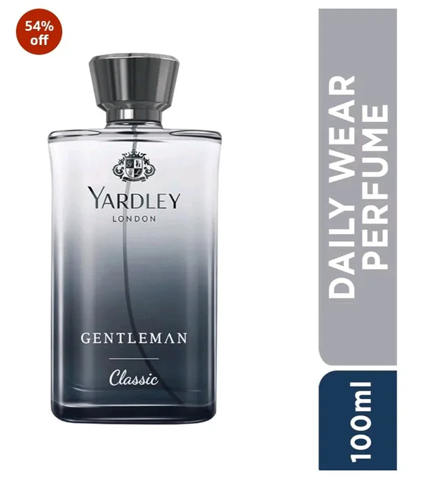 Yardley London Gentleman Classic Liquid Perfume Spray, Fresh Woody Fougère Notes, Masculine Fragrance, Perfume For Men