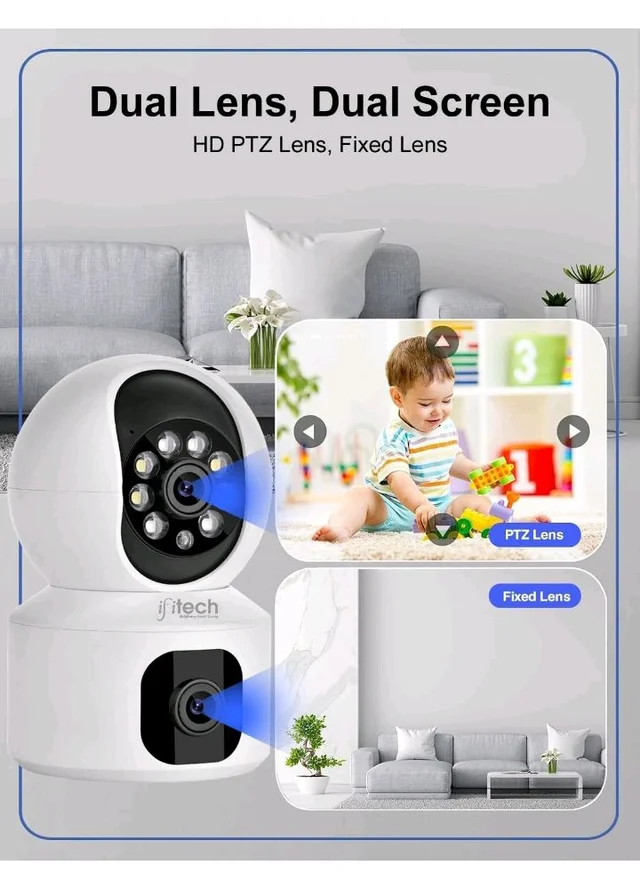IFITech 4MP HD Smart 4G Dual-Lens CCTV Camera – 4G LTE Connectivity | 360° Coverage | Two-Way Audio | Colorful Night Vision | True Plug & Play, Easy Setup | Made in India | IFI-4G1N
50+ bought in past month