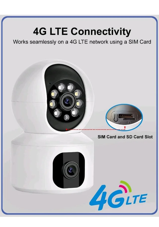 IFITech 4MP HD Smart 4G Dual-Lens CCTV Camera – 4G LTE Connectivity | 360° Coverage | Two-Way Audio | Colorful Night Vision | True Plug & Play, Easy Setup | Made in India | IFI-4G1N
50+ bought in past month