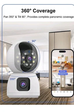 IFITech 4MP HD Smart 4G Dual-Lens CCTV Camera – 4G LTE Connectivity | 360° Coverage | Two-Way Audio | Colorful Night Vision | True Plug & Play, Easy Setup | Made in India | IFI-4G1N
50+ bought in past month