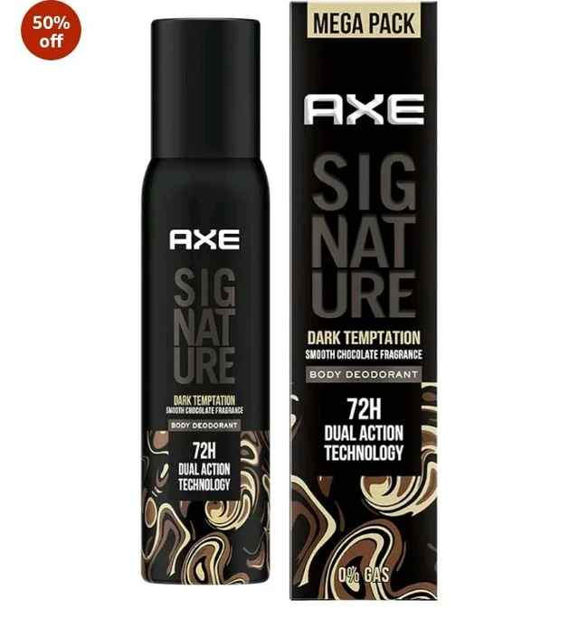 AXE Signature Dark Temptation Deodorant Long Lasting No Gas Body Perfume For Men 200 Ml
700+ bought in past month