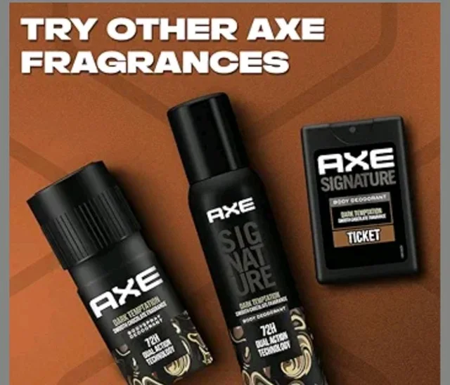 AXE Signature Dark Temptation Deodorant Long Lasting No Gas Body Perfume For Men 200 Ml
700+ bought in past month