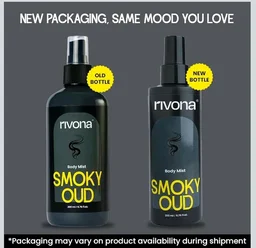 Rivona Smoky Oud Body Mist | Woody & Bold Long Lasting Body Spray for Men & Women | Patchouli, Cinnamon & Incense | Unisex Statement Fragrance | 200ml