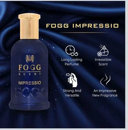 Fogg Scent Impressio Perfume for Men, Long-Lasting, Fresh & Powerful Fragrance, Eau De Parfum, 1