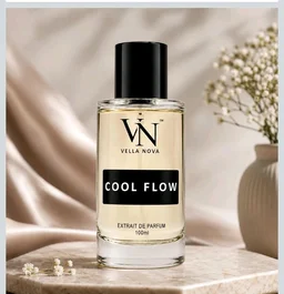 VELLA NOVA Cool Flow Extrait De Parfum 100ml for Men & Women | Fresh Aquatic, Ocean Fragrance | Long - Lasting Daily Wear