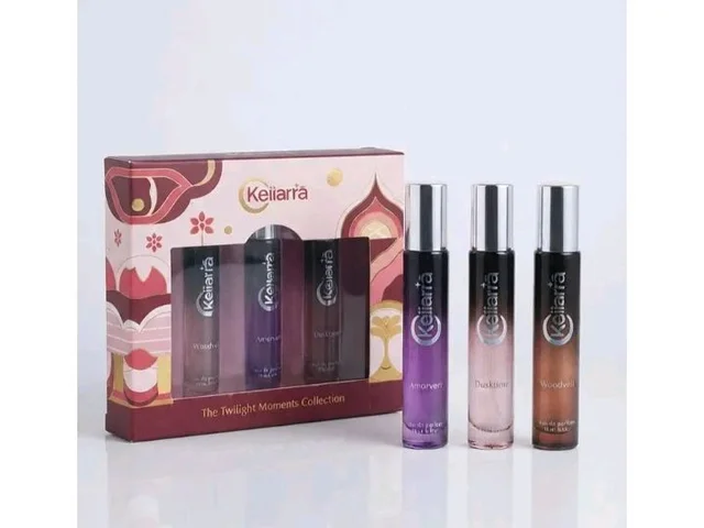 Twilight Moments Unisex Perfume Gift Set – 3 x 18ml Eau De Parfum | Long Lasting Premium Fragrance Kit for Men & Women | Romantic, Woody & Earthy Luxury Scents – Amorven, Dusktime & Woodveil | Travel-Friendly Gift Set for Evenings & Special Occasions