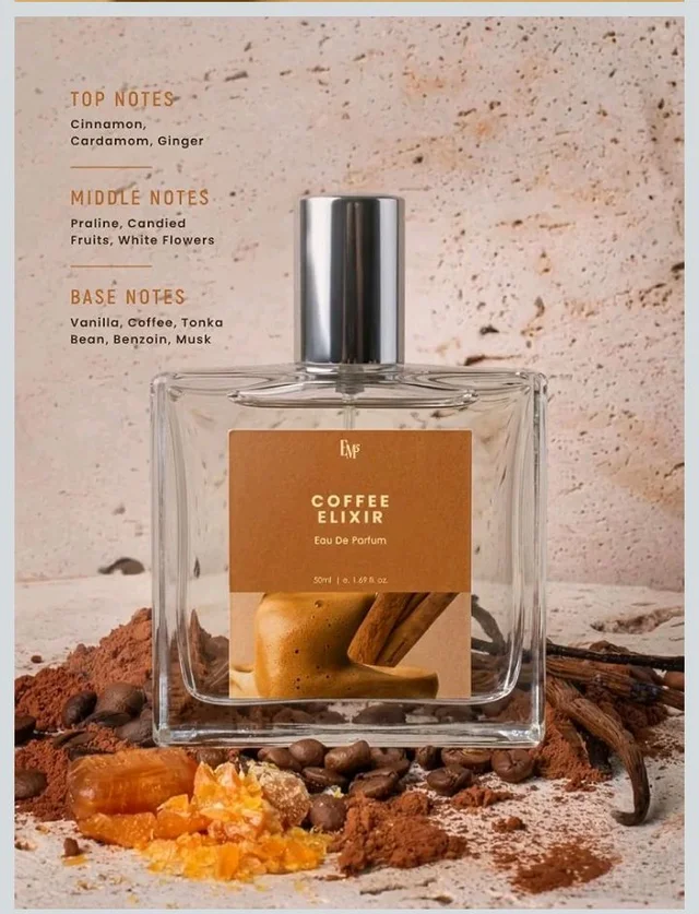 EM5 Coffee Elixir Unisex EDP 50ml | Long Lasting Gourmand Perfume