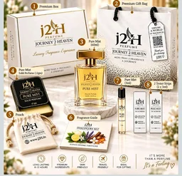 j2H Pure Mist Perfume for Men and Women, 60ml, Fresh Citrus Aromatic Scent with Bergamot, Cardamom, Green Tea, Jasmine, Musk, and Sandalwood
65%
off