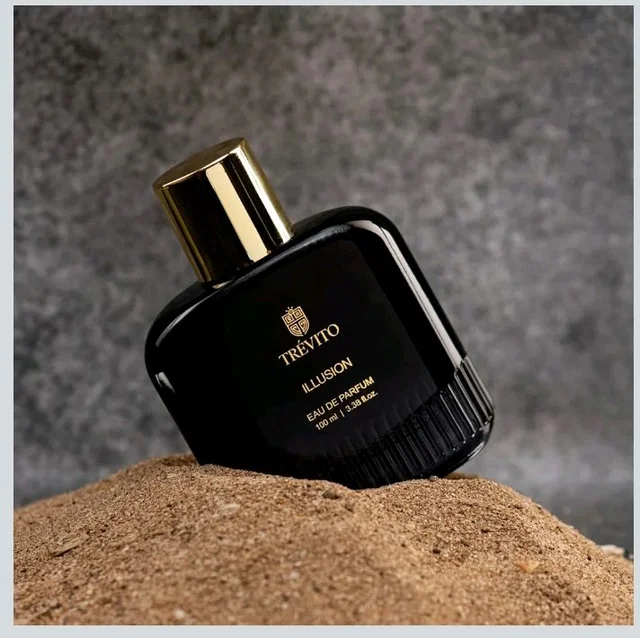 TRÉVITO Illusion Luxury Perfume for Men 100ml | Premium Long Lasting Eau de Parfum | Aromatic Fougere Fragrance | Skin Friendly Men's Perfume | Date Night, Party & Romantic Occasion Wea