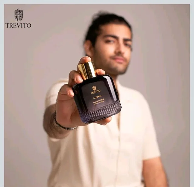 TRÉVITO Illusion Luxury Perfume for Men 100ml | Premium Long Lasting Eau de Parfum | Aromatic Fougere Fragrance | Skin Friendly Men's Perfume | Date Night, Party & Romantic Occasion Wea