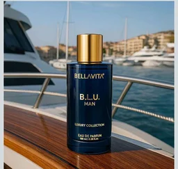 Bella Vita Luxury B.L.U Man Eau De Parfum Perfume with Lemon, Black Pepper, Orris, Musk|Premium, Long Lasting Fresh Aromatic Fragrance for Men, 100 ML
600+ bought in p
