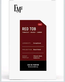 EM5 Red Tob Long Lasting Unisex Perfume | Tobacco Woody EDP 50 ml