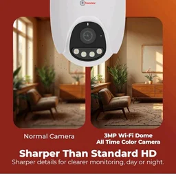 Trueview Smart Wi-Fi 3mp Indoor CCTV Camera Dome Security Camera for Home | Shop | Office | Wi-Fi Security Camera
50+ bought in past month
26%
off