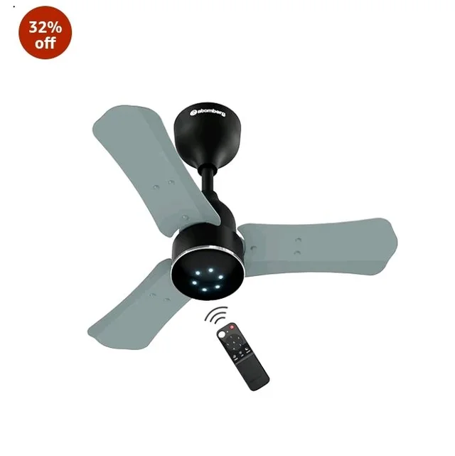 atomberg Renesa Halo Smart 600mm BLDC Ceiling Fan with IoT & Remote | 5 star | High Air Delivery | Low noise operation | LED Speed Indicator | Sleek Design | 3 Year Warranty - Misty Teal
