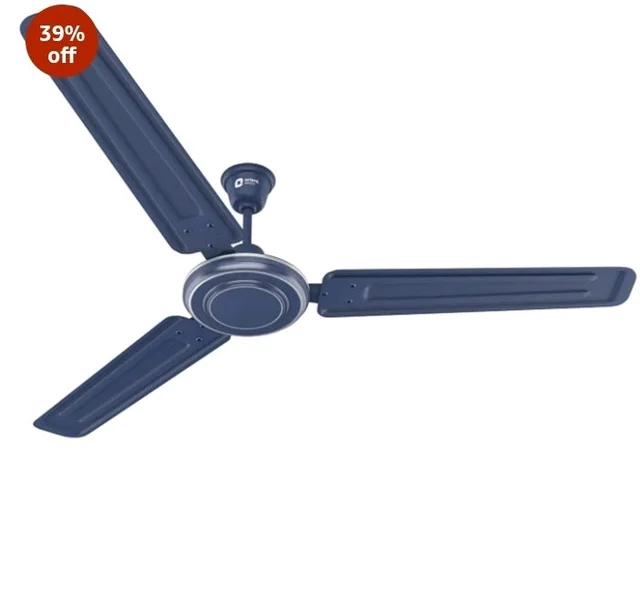 Orient Electric Apex-FX 1200mm Ceiling Fan for Home| BEE 1 Star Rated Energy Efficient Fan| Rust Resistant | Strong and Powerful Motor | 2 Years Warranty by Orient | Blue - Pack of 1