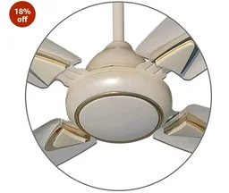 ACTIVA Galaxy-1 600mm Ceiling Fan Pack of 2 | 850 RPM High Speed | 50W Copper Motor | 4 Blades | Anti-Dust Coating | Compact Ceiling Fan | 2 Year Warranty (Ivory)