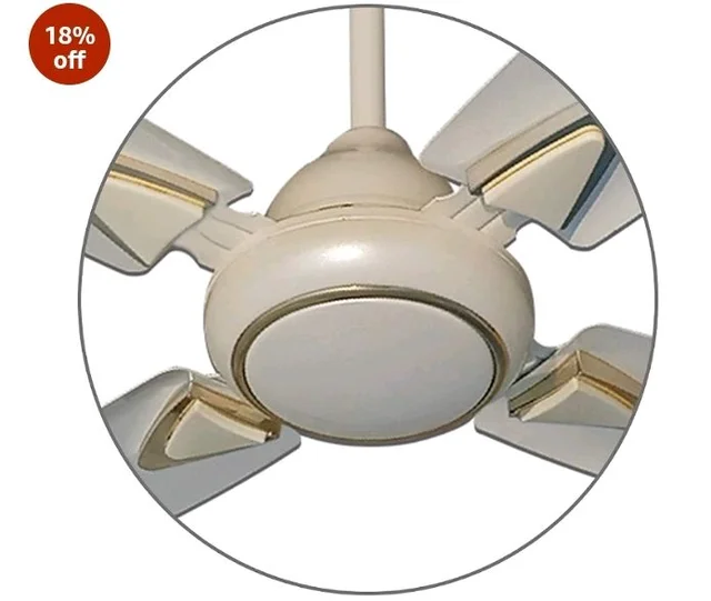 ACTIVA Galaxy-1 600mm Ceiling Fan Pack of 2 | 850 RPM High Speed | 50W Copper Motor | 4 Blades | Anti-Dust Coating | Compact Ceiling Fan | 2 Year Warranty (Ivory)