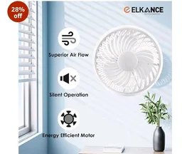 Swing Roto Grill 300mm (12") Cabin Fan | 75W | 2200 RPM | Low Noise | Easy Clean | Wall/Ceiling/Table Mount | Ideal for Kitchen, Bathroom, Office & Shop (White)
28%
off