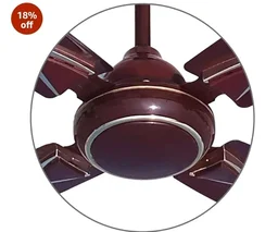 ACTIVA Galaxy-1 600mm Ceiling Fan Pack of 2 | 850 RPM High Speed | 50W Copper Motor | 4 Blades | Anti-Dust Coating | Small Room Ceiling Fan | 2 Year Warranty (Deco Brown)
18%
off