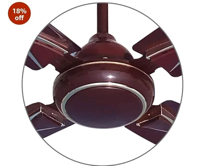 ACTIVA Galaxy-1 600mm Ceiling Fan Pack of 2 | 850 RPM High Speed | 50W Copper Motor | 4 Blades | Anti-Dust Coating | Small Room Ceiling Fan | 2 Year Warranty (Deco Brown)
18%
off