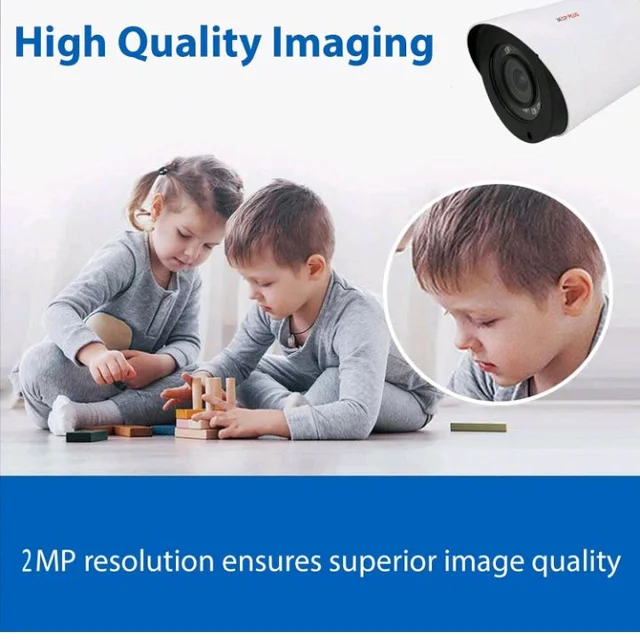 CP Plus 2.4MP Full HD Bullet CCTV Camera with 20m IR Night Vision, IP66 Weatherproof, 3.6mm Lens, Multi-Format Support (CP-VAC-T24PL2-V3)
100+ bought in past month