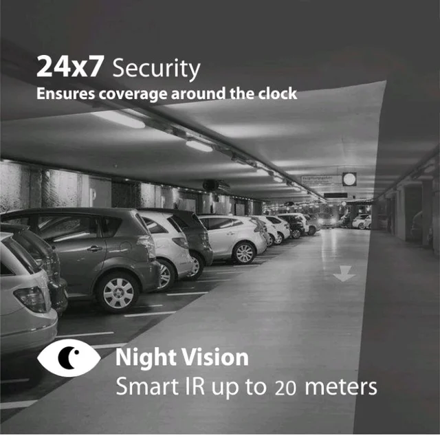 CP Plus 2.4MP Full HD Bullet CCTV Camera with 20m IR Night Vision, IP66 Weatherproof, 3.6mm Lens, Multi-Format Support (CP-VAC-T24PL2-V3)
100+ bought in past month
