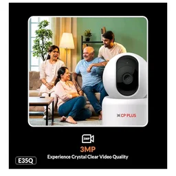 CP PLUS 3MP Smart Wi-Fi CCTV Camera | 360° Pan & Tilt | CTC Cyber Secure Tech | View & Talk | Smart Detection Suite | Night Vision | Cloud Storage | Supports OK Google | CP-E35Q
2K+ bought in past month