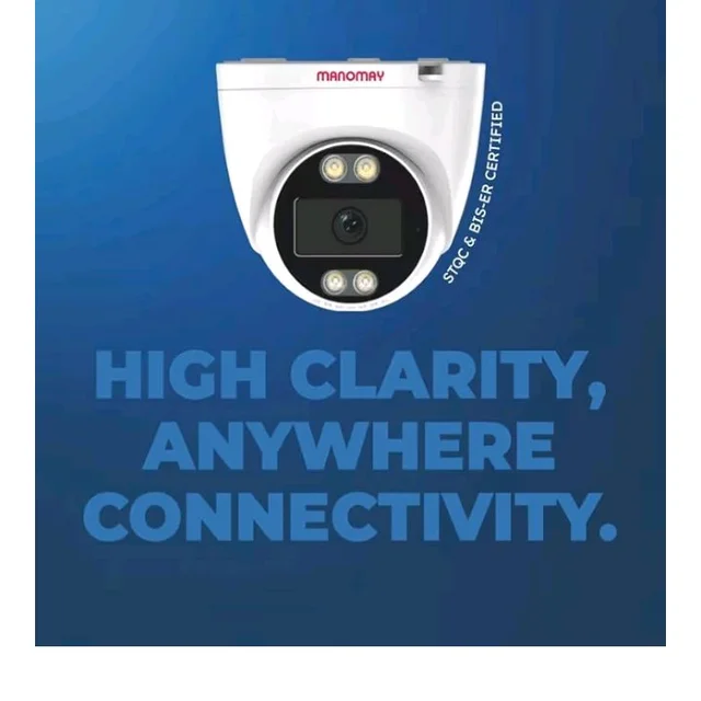 MANOMAY Protect Dot 3MP 4G Dome CCTV Security Camera | BIS-ER STQC Certified | Standalone SIM Based |10X Zoom, Color Night Vision, AI Human Detection, 2-Way Audio, Alexa, 256GB Memory Card (M1096SF)
69%
off