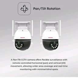 MANOMAY 3MP 4G Pan Tilt Security Camera IP65 Rated Smart Auto Tracking Two Way Audio Human Detection 4G SIM Support 256GB Memory Card Cloud Storage Alexa Compatible M1094S| BIS-ER Approved
50+ bought in past month