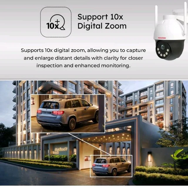 MANOMAY 3MP 4G Pan Tilt Security Camera IP65 Rated Smart Auto Tracking Two Way Audio Human Detection 4G SIM Support 256GB Memory Card Cloud Storage Alexa Compatible M1094S| BIS-ER Approved
50+ bought in past month