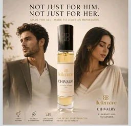 Chivalry EAU DE PARFUM, UNISEX LUXURY PERFUME 15ML
LONG LASTING upto 12 hours | Saffron | Raspberry | Leather | Rose | Amber | Musk | Agarwood | Geranium| IDEAL FOR GIFTING