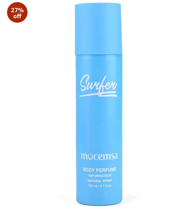 Mocemsa Surfer Body Perfume for Men | Fresh Aquatic & Marine Fragrance | Long-Lasting No Gas Deo | Everyday Office, Gym & Summer Wear Scent | Premium Men’s Body Spray | 150ml
50+ bought in past month