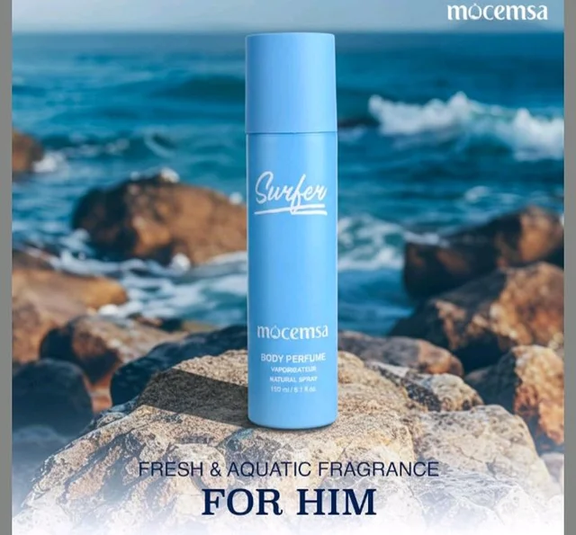 Mocemsa Surfer Body Perfume for Men | Fresh Aquatic & Marine Fragrance | Long-Lasting No Gas Deo | Everyday Office, Gym & Summer Wear Scent | Premium Men’s Body Spray | 150ml
50+ bought in past month