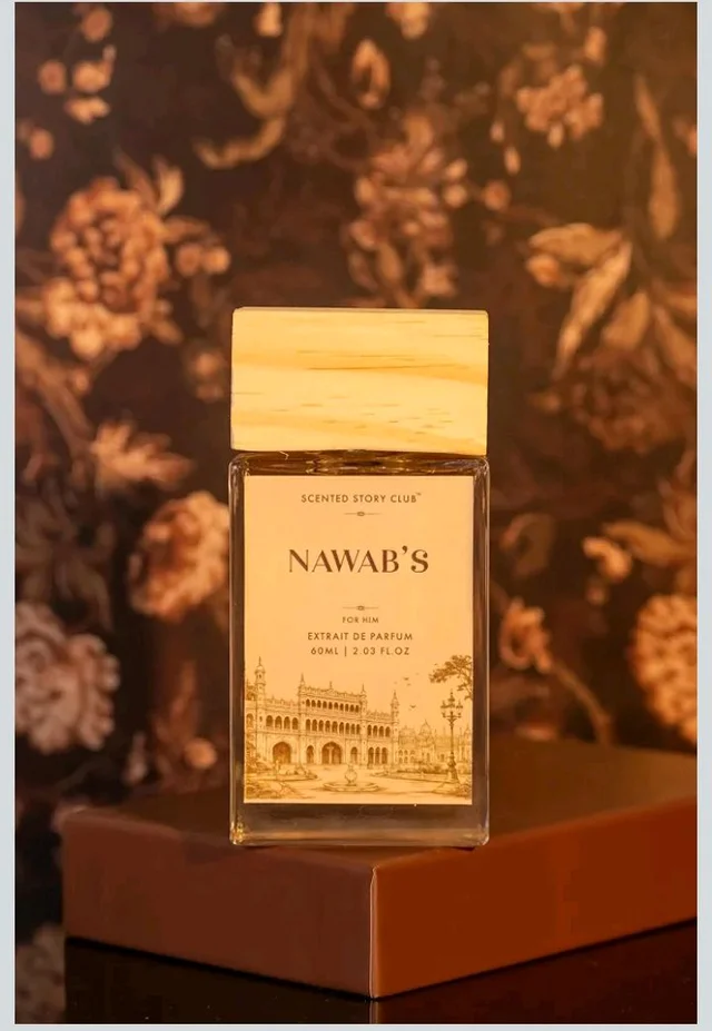 Nawab's Perfume | Men | 60 ml | Aromatic • Cinnamon • Vanilla • Amber • Woody Notes | 30%+ Perfume Oil | Long Lasting Warm Spicy Fragrance | City Inspired