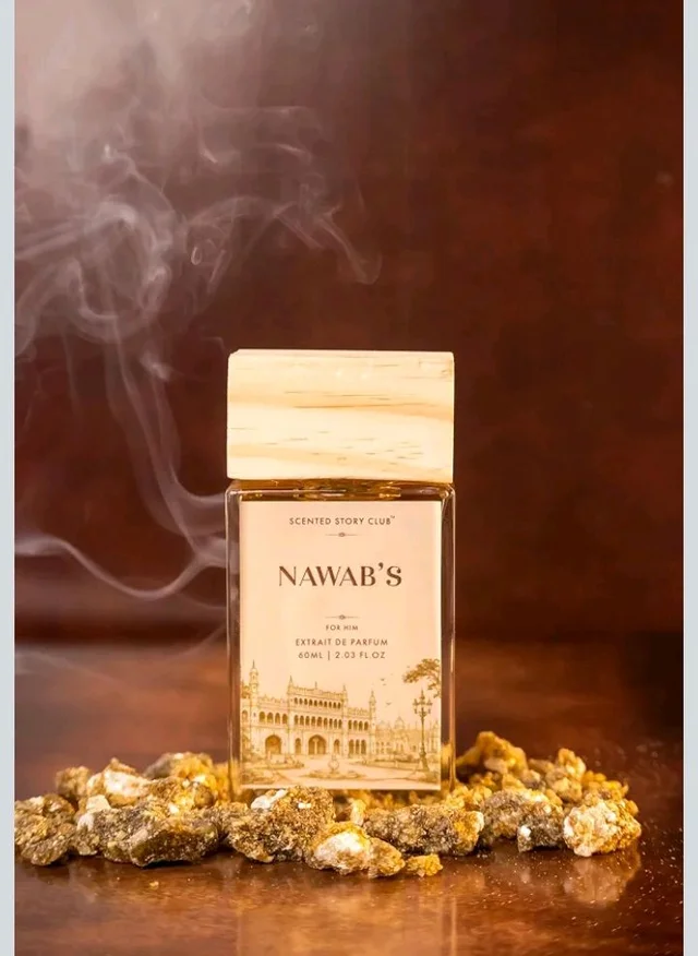 Nawab's Perfume | Men | 60 ml | Aromatic • Cinnamon • Vanilla • Amber • Woody Notes | 30%+ Perfume Oil | Long Lasting Warm Spicy Fragrance | City Inspired
