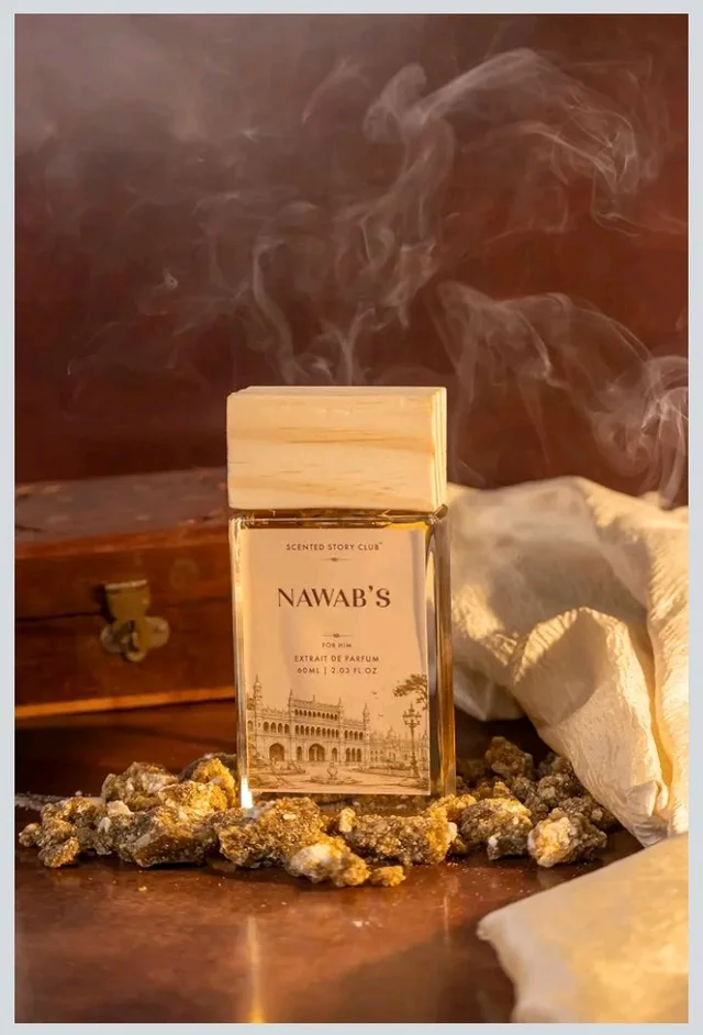 Nawab's Perfume | Men | 60 ml | Aromatic • Cinnamon • Vanilla • Amber • Woody Notes | 30%+ Perfume Oil | Long Lasting Warm Spicy Fragrance | City Inspired
