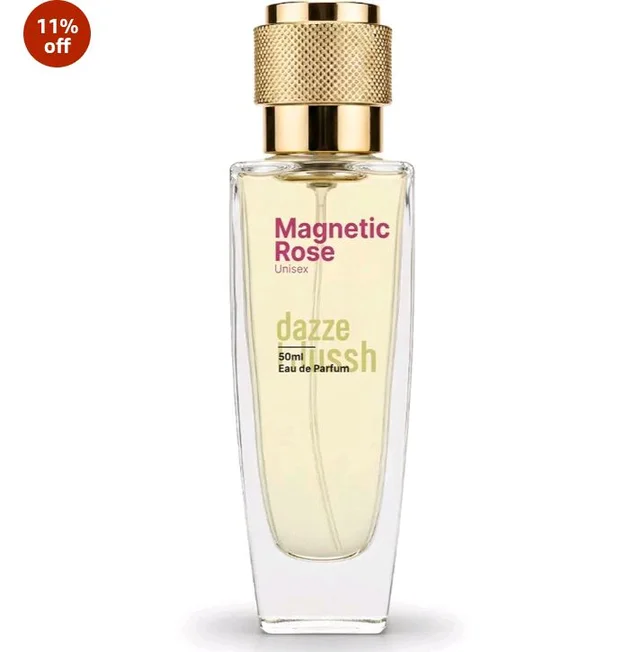 Dazze & Blussh Magnetic Rose Eau de Parfum for Women & Men | Spicy Rose Perfume, Bulgarian & Turkish Rose, Patchouli, Tonka Bean | Long Lasting Unisex EDP | 50ml
11%
off