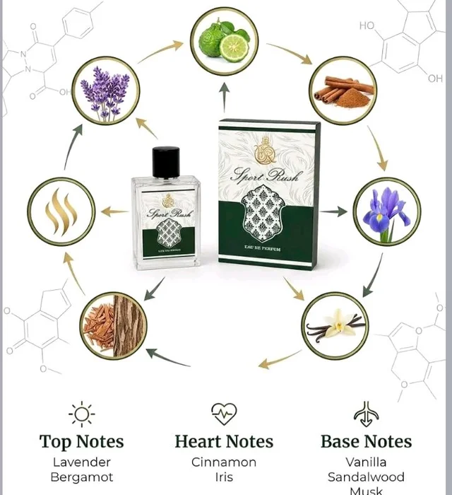 Sport Rush & Oud Mist Perfume Combo for Men | Lavender, Bergamot, Cinnamon & Oud Mist | Vanilla, Musk, Amber & Sandalwood | 2 x 50ml
33%
off
