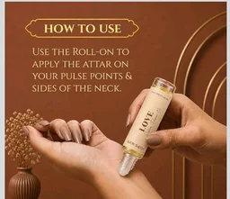 Love Attar 8ml | Fragrance Attar for Men and Women | Perfume Oil for Personal Fragrance Use | Compact Attar Bottle | Love Fragrance
40%
off
