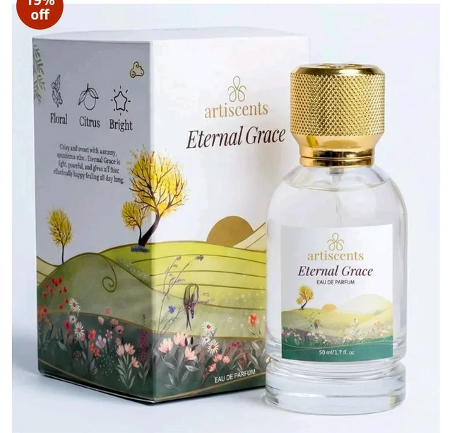 Eternal Grace Eau De Parfum (EDP) 50ML | Long Lasting Perfume | Feminine Scent with Citrus, Jasmine, Iris, Vetiver | Daily Use Perfume
19%
off