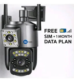 Maizic Smarthome 4G/5G SIM 5+5MP Dual Lens/Screen Pan & Tilt Zoom CCTV Outdoor Camera with Free Sim + 1 Month Data Plan, Weatherproof(IP66), 2 Way Talk, Motion Detection
100+ bought in past month
57%
off