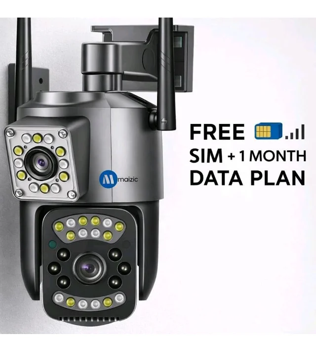 Maizic Smarthome 4G/5G SIM 5+5MP Dual Lens/Screen Pan & Tilt Zoom CCTV Outdoor Camera with Free Sim + 1 Month Data Plan, Weatherproof(IP66), 2 Way Talk, Motion Detection
100+ bought in past month
57%
off