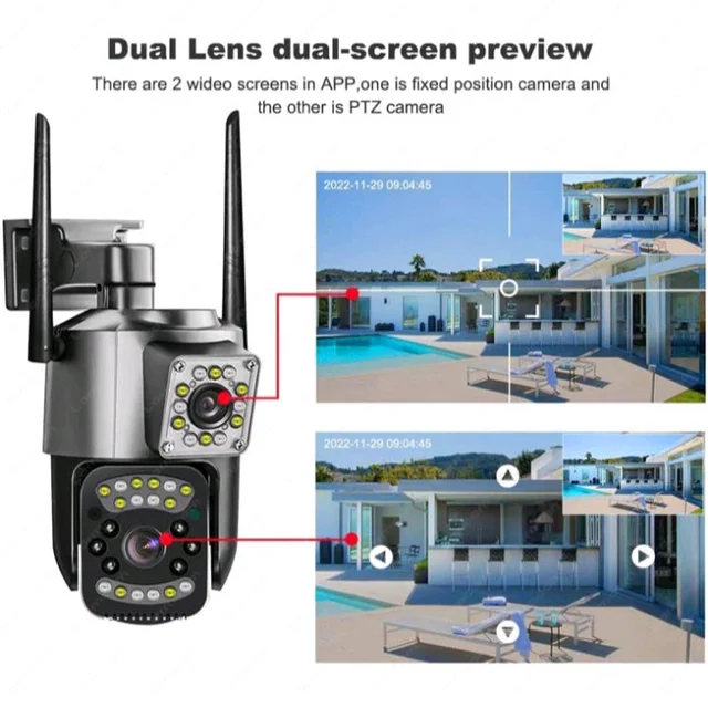 Maizic Smarthome 4G/5G SIM 5+5MP Dual Lens/Screen Pan & Tilt Zoom CCTV Outdoor Camera with Free Sim + 1 Month Data Plan, Weatherproof(IP66), 2 Way Talk, Motion Detection
100+ bought in past month
57%
off