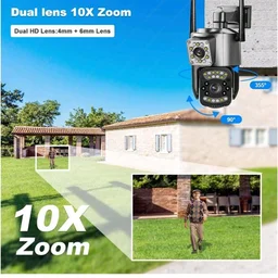 Maizic Smarthome 4G/5G SIM 5+5MP Dual Lens/Screen Pan & Tilt Zoom CCTV Outdoor Camera with Free Sim + 1 Month Data Plan, Weatherproof(IP66), 2 Way Talk, Motion Detection
100+ bought in past month
57%
off